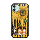 PERSONALIZED DOG MOM SUNFLOWER PHONECASE NQHC1306