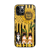 PERSONALIZED DOG MOM SUNFLOWER PHONECASE NQHC1306
