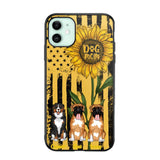 PERSONALIZED DOG MOM SUNFLOWER PHONECASE NQHC1306