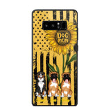 PERSONALIZED DOG MOM SUNFLOWER PHONECASE NQHC1306