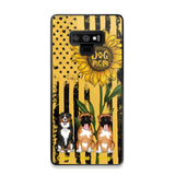 PERSONALIZED DOG MOM SUNFLOWER PHONECASE NQHC1306