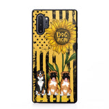 PERSONALIZED DOG MOM SUNFLOWER PHONECASE NQHC1306