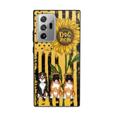 PERSONALIZED DOG MOM SUNFLOWER PHONECASE NQHC1306