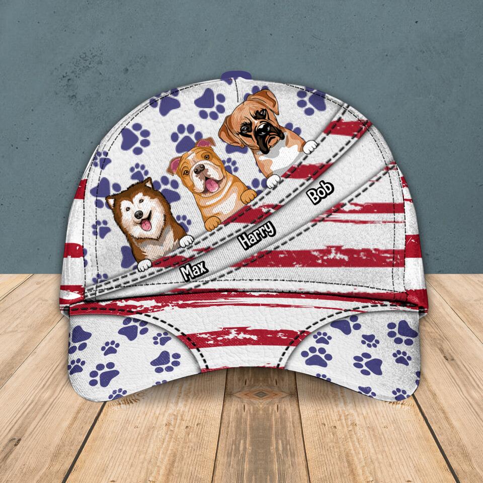 Personalized Dog Lovers Peaked Cap Printed NQVQ1306