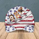 Personalized Dog Lovers Peaked Cap Printed NQVQ1306