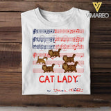 Personalized Cat Mom Music Tshirt Printed QTHY1306