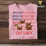 Personalized Cat Mom Music Tshirt Printed QTHY1306