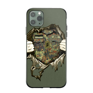 Personalized German Veterans/Soldier Phone Case Printed 22JUL-HQ14