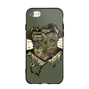 Personalized German Veterans/Soldier Phone Case Printed 22JUL-HQ14