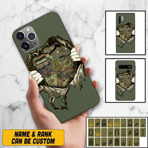 Personalized German Veterans/Soldier Phone Case Printed 22JUL-HQ14