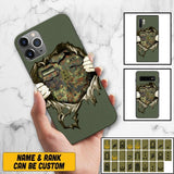 Personalized German Veterans/Soldier Phone Case Printed 22JUL-HQ14