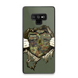Personalized German Veterans/Soldier Phone Case Printed 22JUL-HQ14