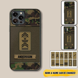 Personalized Swiss Soldier/Veterans Phone Case Printed 22JUL-DT16