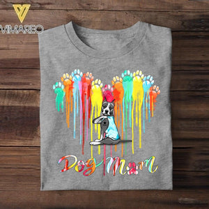Personalized Dog Mom Tshirt Printed QTHC1606