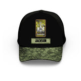 Personalized Canadian Soldiers Rank & Name Cap Printed