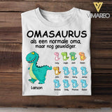 Personalized Netherland  Omasaurus Tshirt Printed Mother's Day Gifts For Grandmother & Mom 22JUL-HQ16