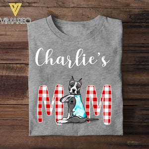Personalized Dog Mom Tshirt Printed QTVQ1706