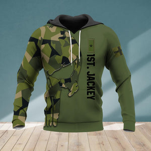 Personalized Swedish Soldier Hoodie 3D Printed 22JUL-HQ17