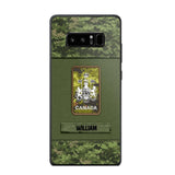 Personalized Canadian Soldier Camo Phone Case Printed 22JUL-DT17