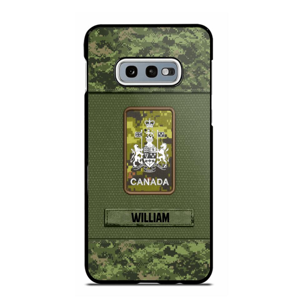 Personalized Canadian Soldier Camo Phone Case Printed 22JUL-DT17