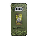 Personalized Canadian Soldier Camo Phone Case Printed 22JUL-DT17