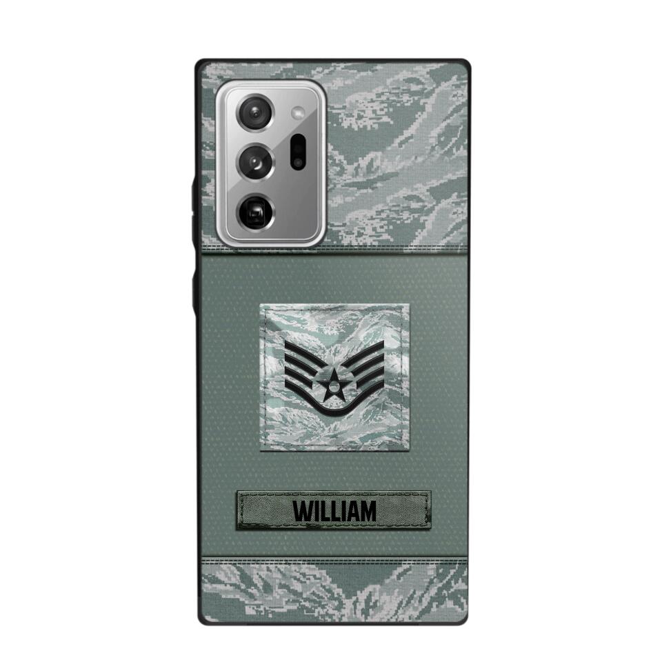 Personalized U.S Soldier/Veterans Camo Phone Case Printed 22JUL-DT18