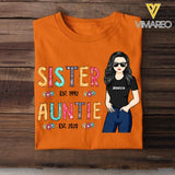 Auntie & Sister Personalize Years Tshirts