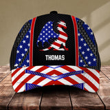 Personalized Dragon Cap Us Flag Printed NQĐT2006