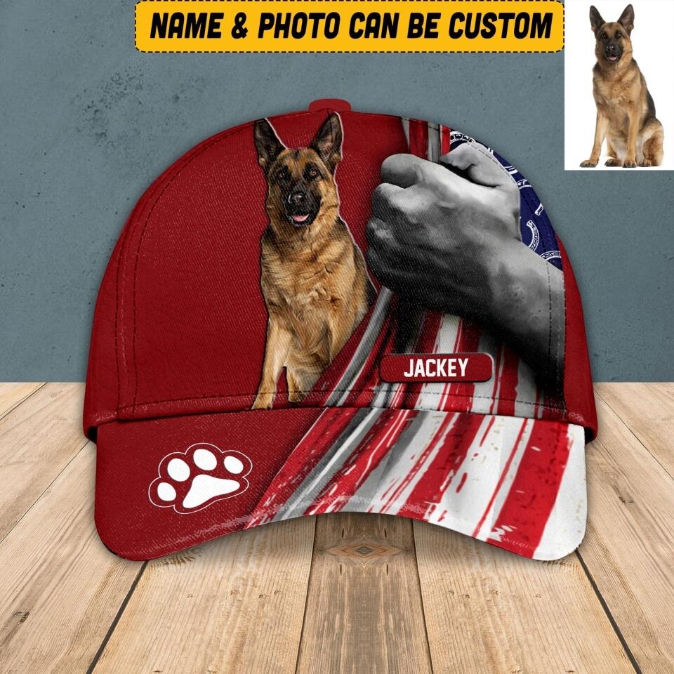 Personalized Dog Lover Upload Photo Cap  Printed NQVQ2006