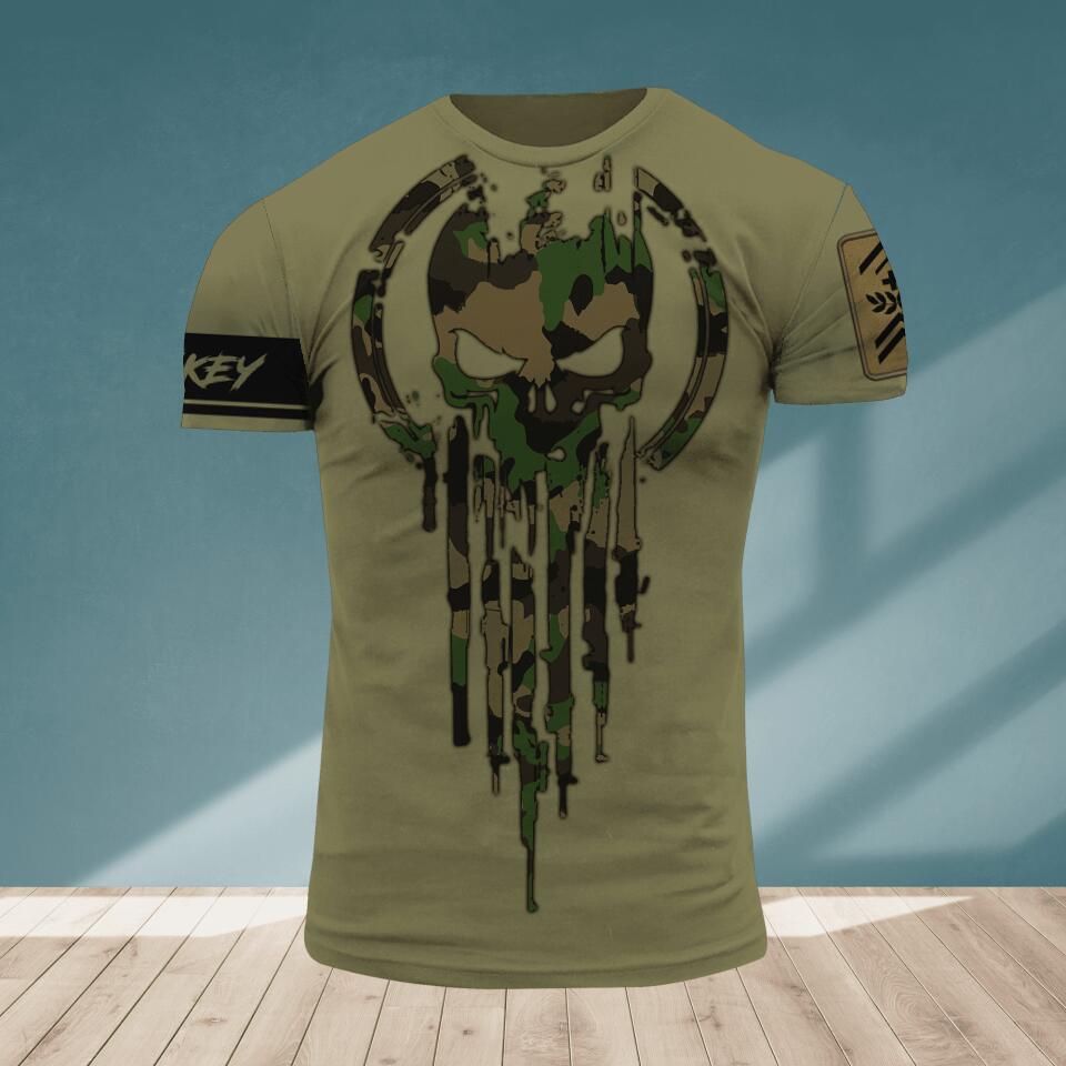 Personalized Swiss Veteran/ Solider Tshirt 3D Printed QTDT2106