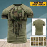 Personalized Swiss Veteran/ Solider Tshirt 3D Printed QTDT2106