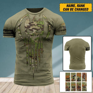 Personalized Australian Veteran/ Solider Tshirt 3D Printed QTDT2106