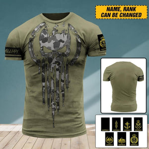 Personalized Australian Navy Veteran/ Solider Tshirt 3D Printed QTDT2106