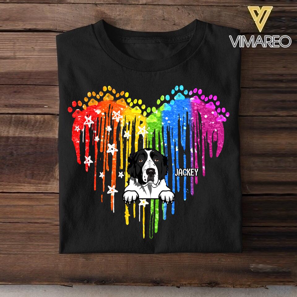 Personalized Dog LGBT Tshirt Printed NQVQ2706