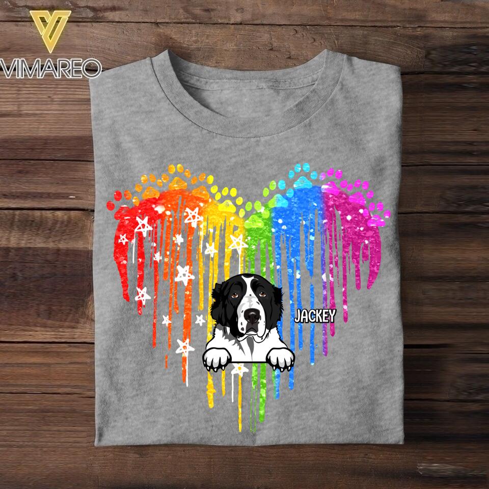 Personalized Dog LGBT Tshirt Printed NQVQ2706