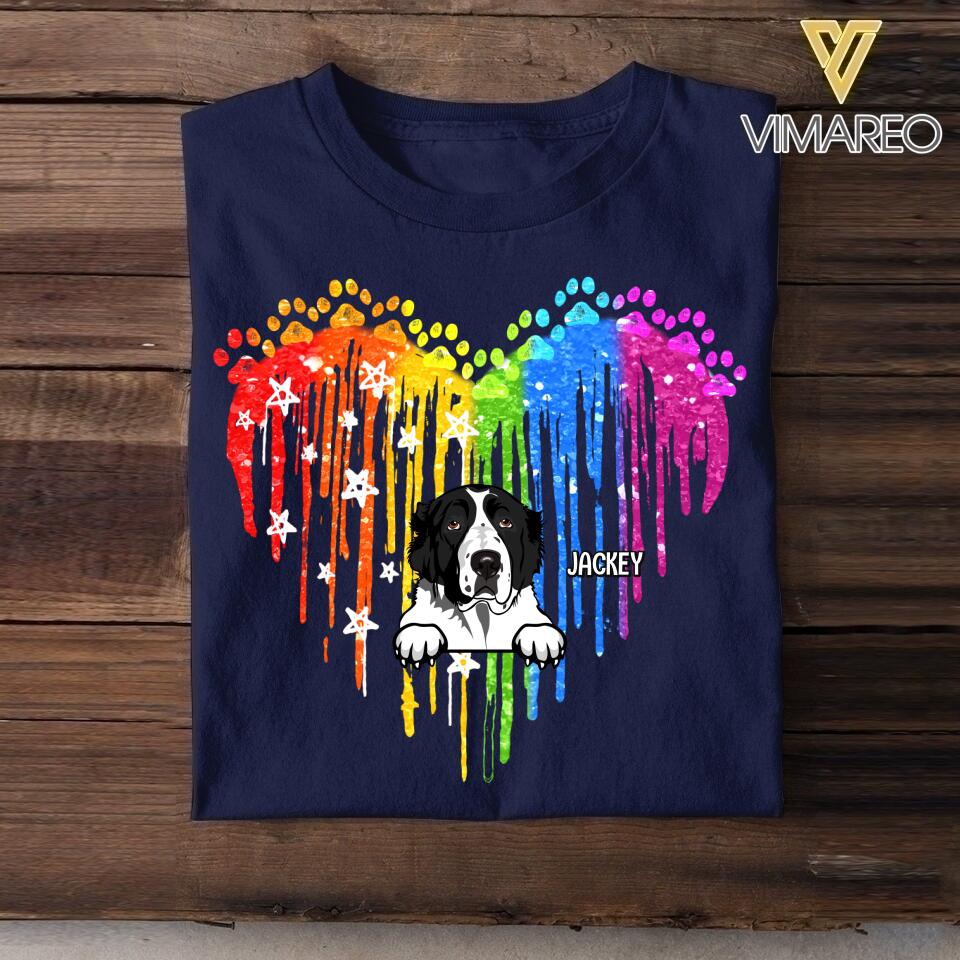 Personalized Dog LGBT Tshirt Printed NQVQ2706