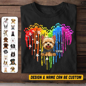 Personalized Dog LGBT Tshirt Printed NQVQ2706