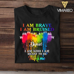 Personalized I Am Brave, I Am Bruised, I Am Who I Am Meant To Be This Is Me Jeep Tshirt Printed NQDT2806