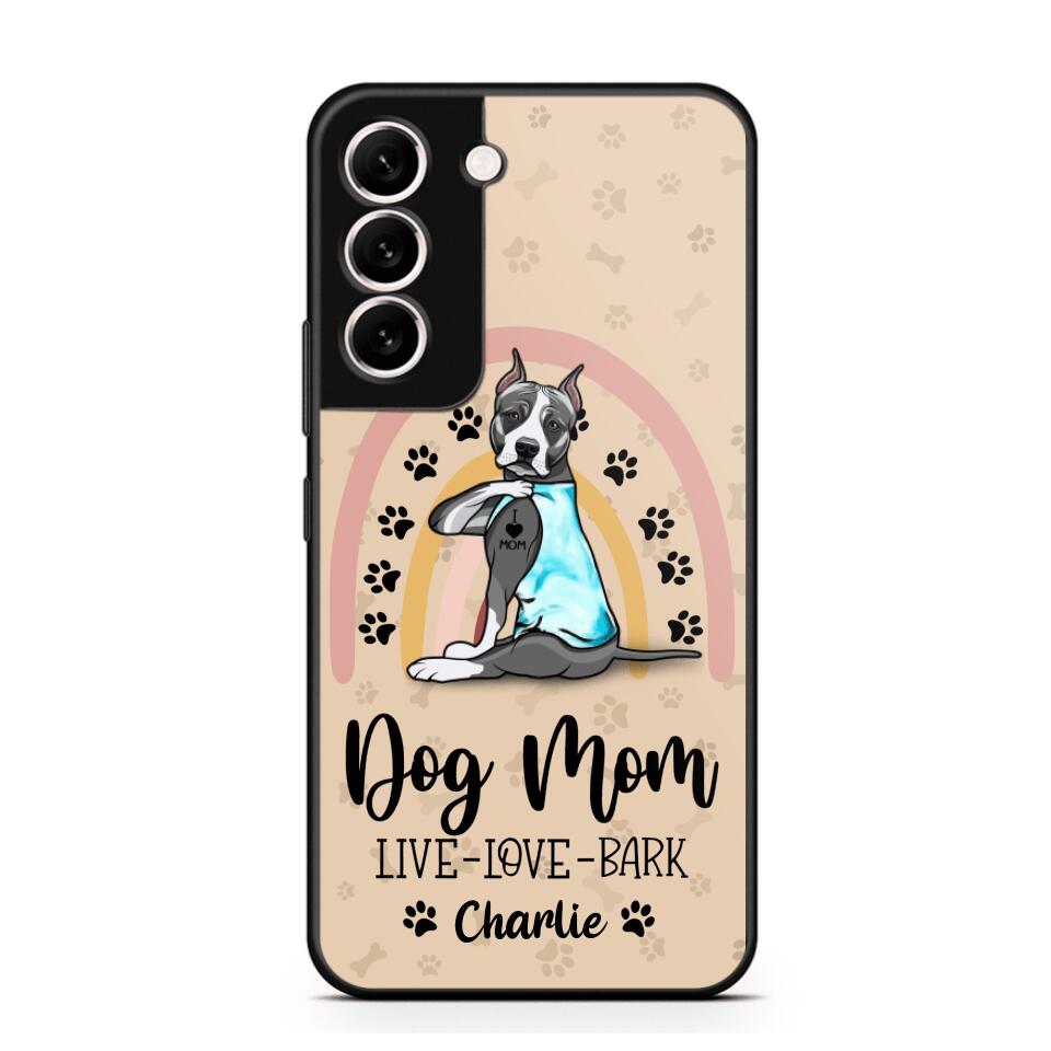 Personalized Dog Mom Like Love Bark Phonecase QTHC2906
