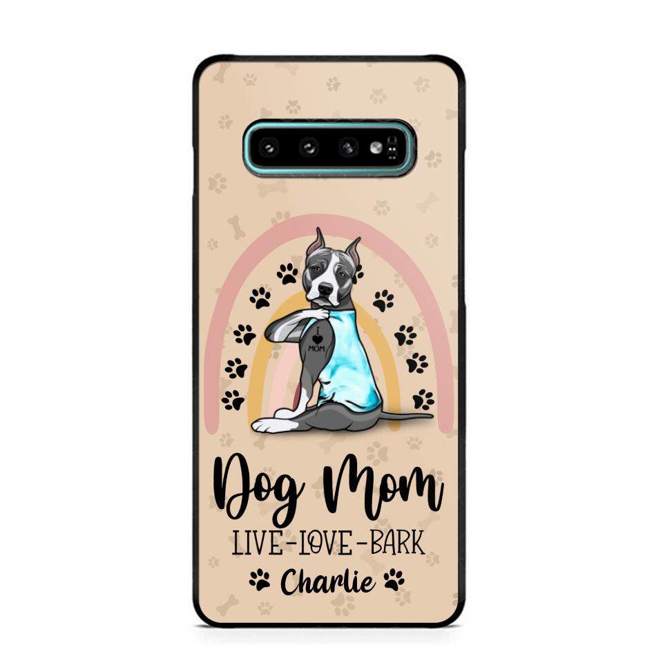 Personalized Dog Mom Like Love Bark Phonecase QTHC2906