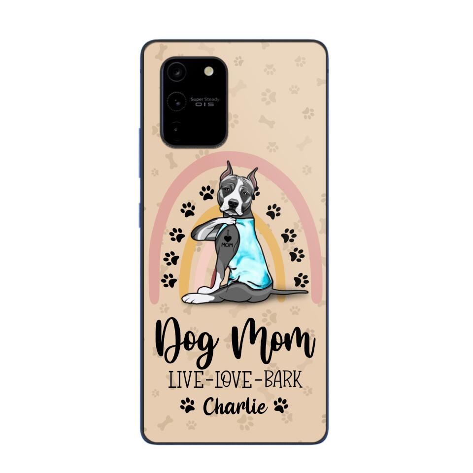 Personalized Dog Mom Like Love Bark Phonecase QTHC2906