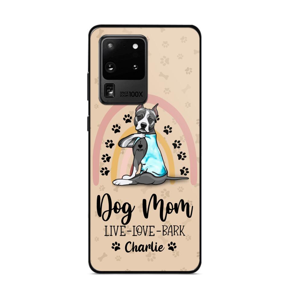 Personalized Dog Mom Like Love Bark Phonecase QTHC2906