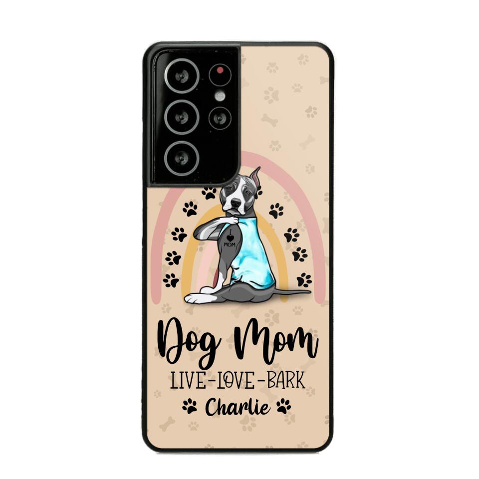 Personalized Dog Mom Like Love Bark Phonecase QTHC2906