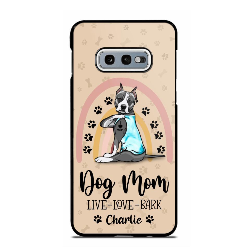 Personalized Dog Mom Like Love Bark Phonecase QTHC2906