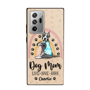 Personalized Dog Mom Like Love Bark Phonecase QTHC2906