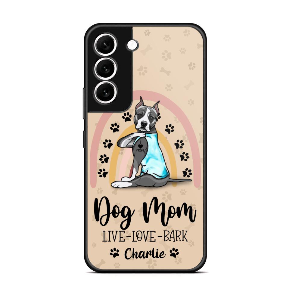 Personalized Dog Mom Like Love Bark Phonecase QTHC2906