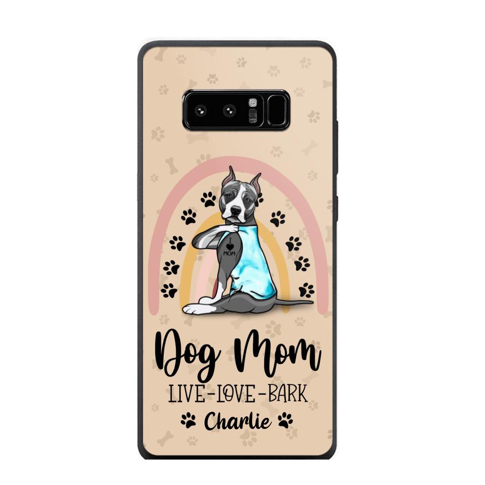 Personalized Dog Mom Like Love Bark Phonecase QTHC2906