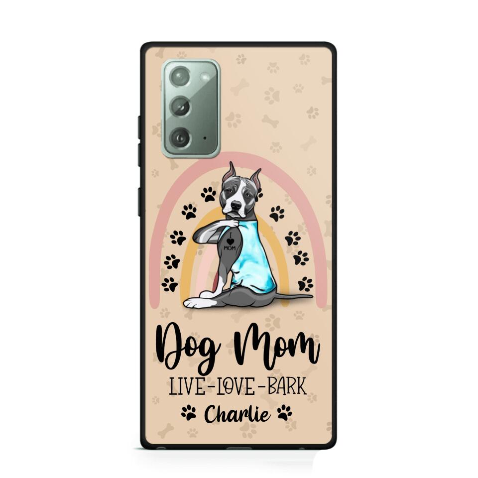 Personalized Dog Mom Like Love Bark Phonecase QTHC2906