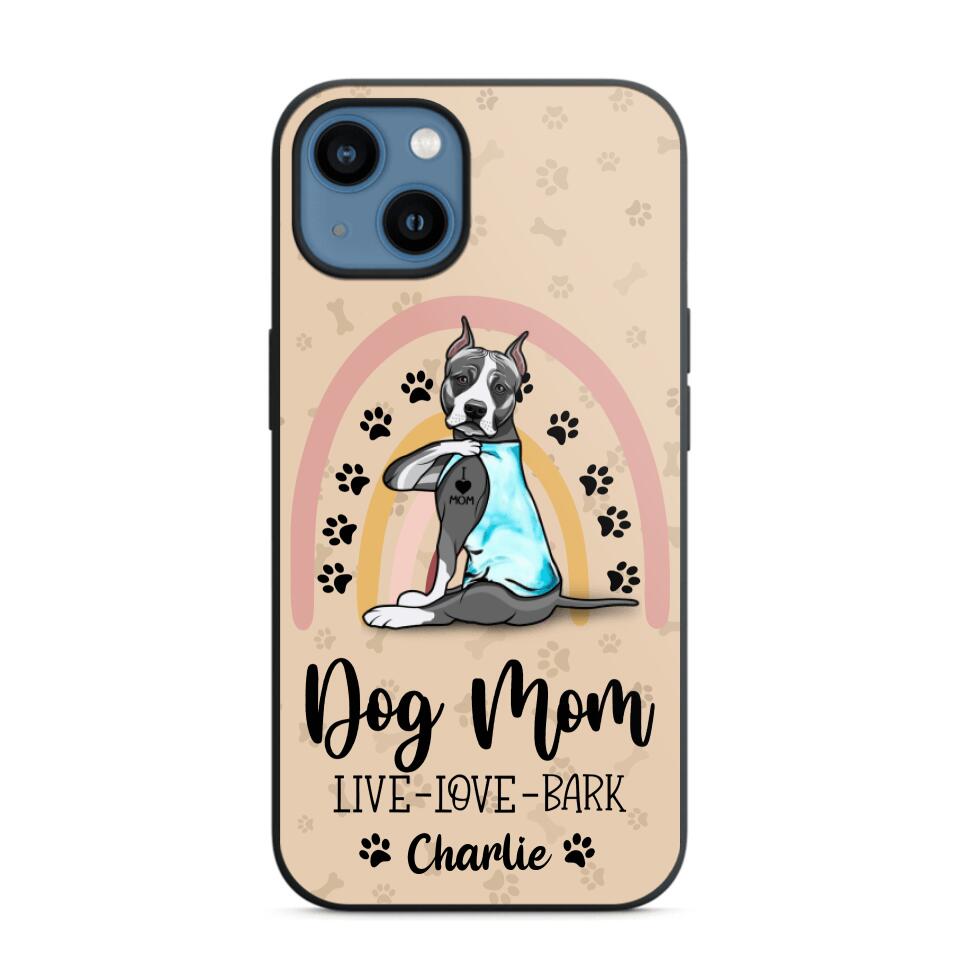 Personalized Dog Mom Like Love Bark Phonecase QTHC2906