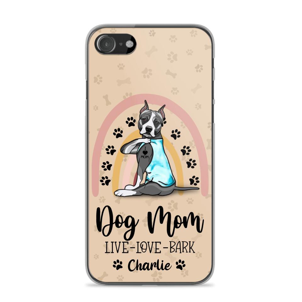 Personalized Dog Mom Like Love Bark Phonecase QTHC2906